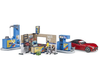 Tankstelle mit Waschplatz