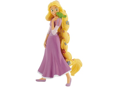 Rapunzel mit Blumen