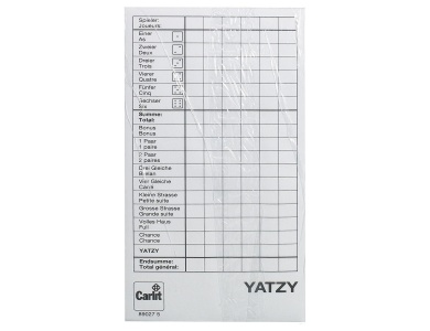 Carlit Yatzy-Blcke (3Stck)