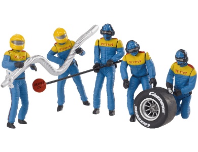 Mechaniker Team Blau