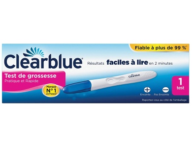 Clearblue Schwangerschaftstest mit verfrbender Spitze