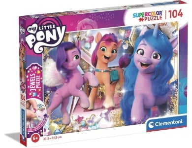 Clementoni Puzzle Jewels My Little Pony, 104.