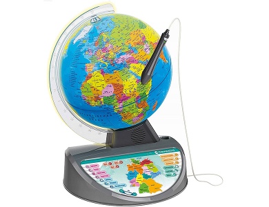 Interaktiver Leuchtbogen Globus DE