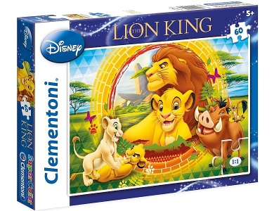 Clementoni Puzzle Supercolor König der Löwen Lion King 60Teile | Puzzle ...