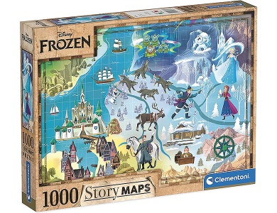 Disney Frozen Story Maps 1000Teile