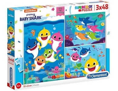 Clementoni Puzzle Supercolor Baby Shark - 48 Teile