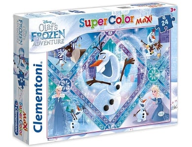 Clementoni Puzzle Supercolor Maxi Disney Frozen Olaf - 24 Teile