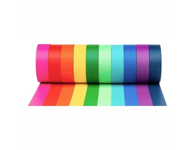 Colorations  Washi Tape Solid Colors, 10 x 500 cm