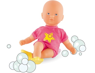 Mini Badepuppe Pink 20cm