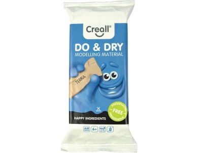 Creall Do&Dry Modelliermasse Konservierungsfrei Terra, 1000gr.