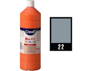 Creall Schulfarbe Grau, 1 Liter