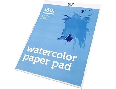 Creativ Company Aquarellblock Wei� A3, 20 Blatt