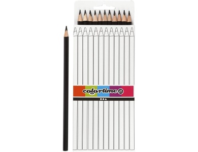 Creativ Company Dreieckige Buntstifte � Schwarz, 12 St�ck.