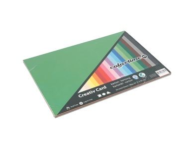 Creativ Company Farbiger Karton A4, 30 Blatt