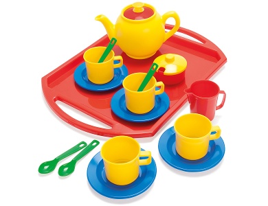 Teeset inkl. Tablett 18Teile