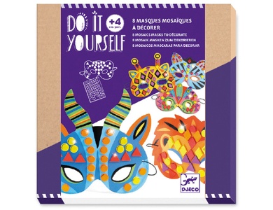Djeco Mosaik Masken Dschungeltiere