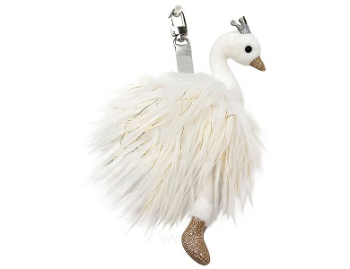 Schlsselanhnger Schwan weiss 12cm