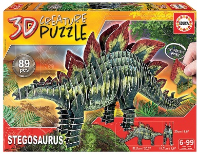 3D Stegosaurus 89Teile
