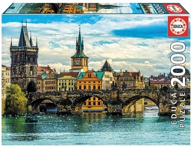 Educa Puzzle Blick auf Prag (2000Teile)