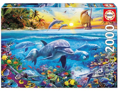 Delfinfamilie 2000Teile