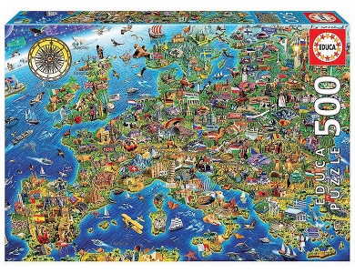 Educa Europa Karte (500Teile)
