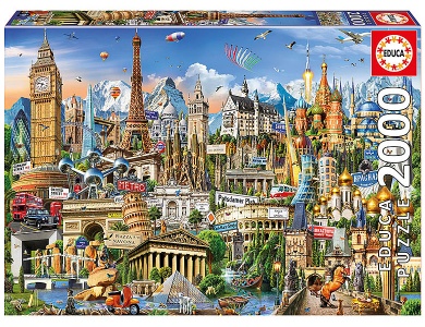 Educa Europe Landmarks (2000Teile)
