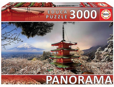 Mount Fuji and Chureito Pagoda 3000Teile