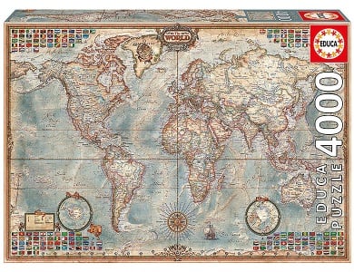The world, Executive Map 4000Teile