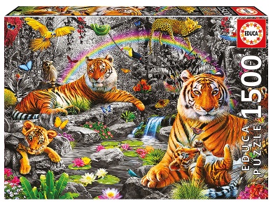 Tiger im Dschungel 1500Teile