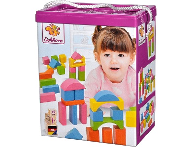 Bunte Holzbausteine