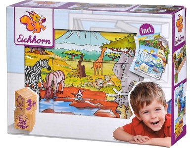 Bilderwrfel Wildtiere 12Teile