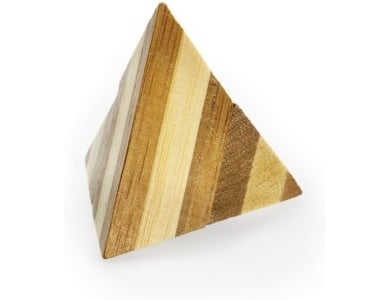 Eureka 3D-Bambus-Gehirn-Puzzle-Pyramide *