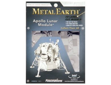 Eureka Metal Earth Apollo Lunar Module Silver Edition