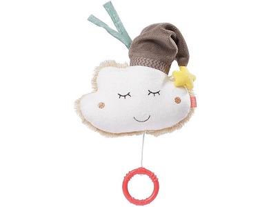 Spieluhr Wolke mit Mtze 14cm