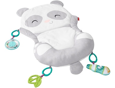 2-in-1 Panda Matte mit Spielkissen
