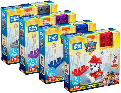 Mega Bloks Paw Patrol Figuren Sortiment - 3 Teile
