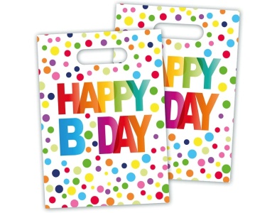 Folat Partyt�ten Happy Birthday Konfetti, 8St.