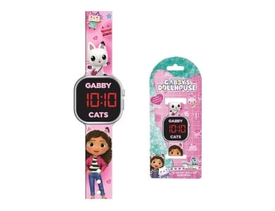 Kids Licensing Gabby's Dollhouse Uhr Armbanduhr LED