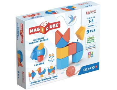 Geomag Shapes GREEN line Animals (9Teile)