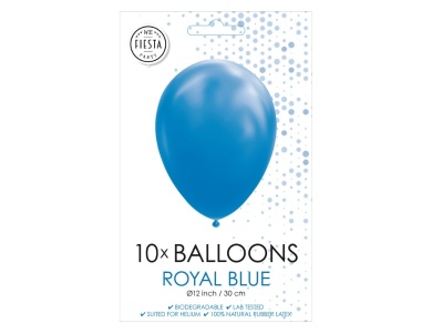 Globos Luftballons Knigsblau, 30 cm, 10 Stck.