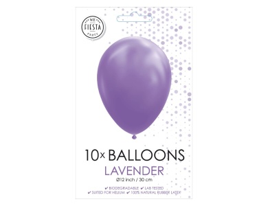 Globos Luftballons Lavendel 30cm, 10 Stk.