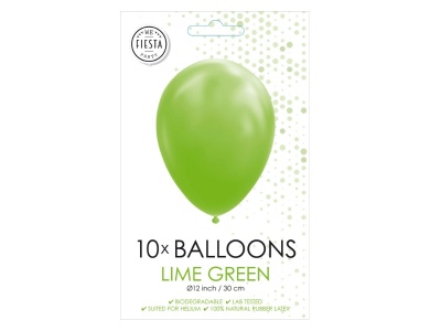 Luftballons Limettengrn, 30 cm, 10 Stck.