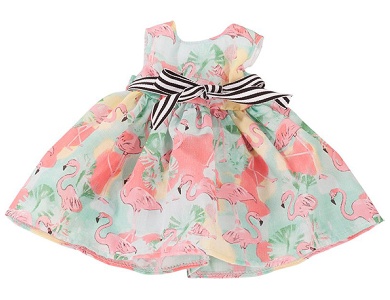 Kleid Flamingo 45-50cm