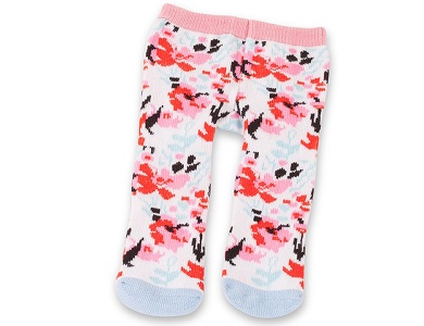 Strumpfhose Blumen 42-50cm