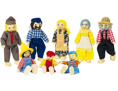 Biegepuppen Bauernfamilie II
