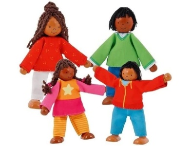 Biegepuppen - Moderne Familie II 4Teile