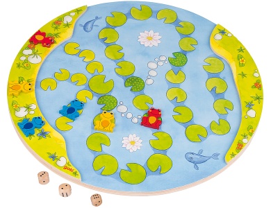Brettspiel Eins, Zwei, Quaak