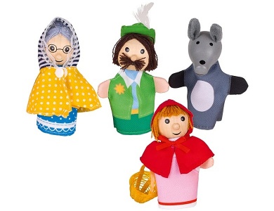 Goki Fingerpuppen Rotkppchen (4Teile)