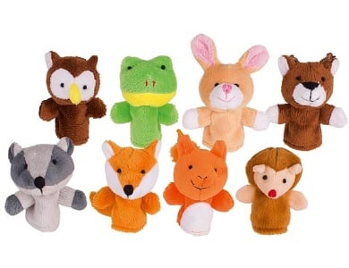 Goki Fingerpuppenset Waldtiere