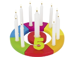 Geburtstagskranz Regenbogen 21cm